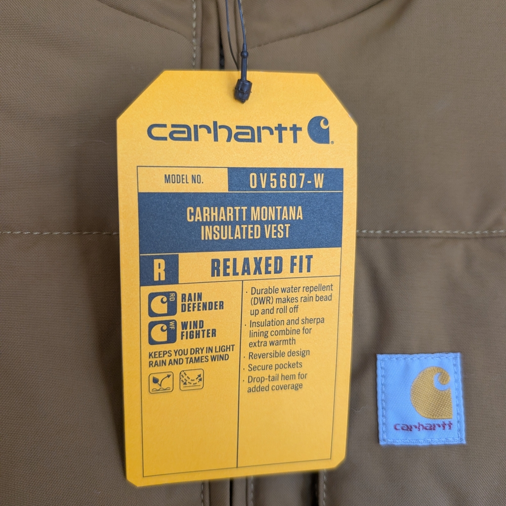 Carhartt Brown Puffer Vest - Picture 3 of 8